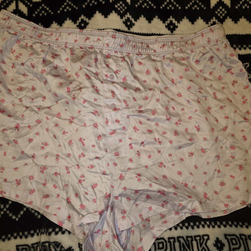 PINK Victoria's Secret Floral Print Sleep Shorts